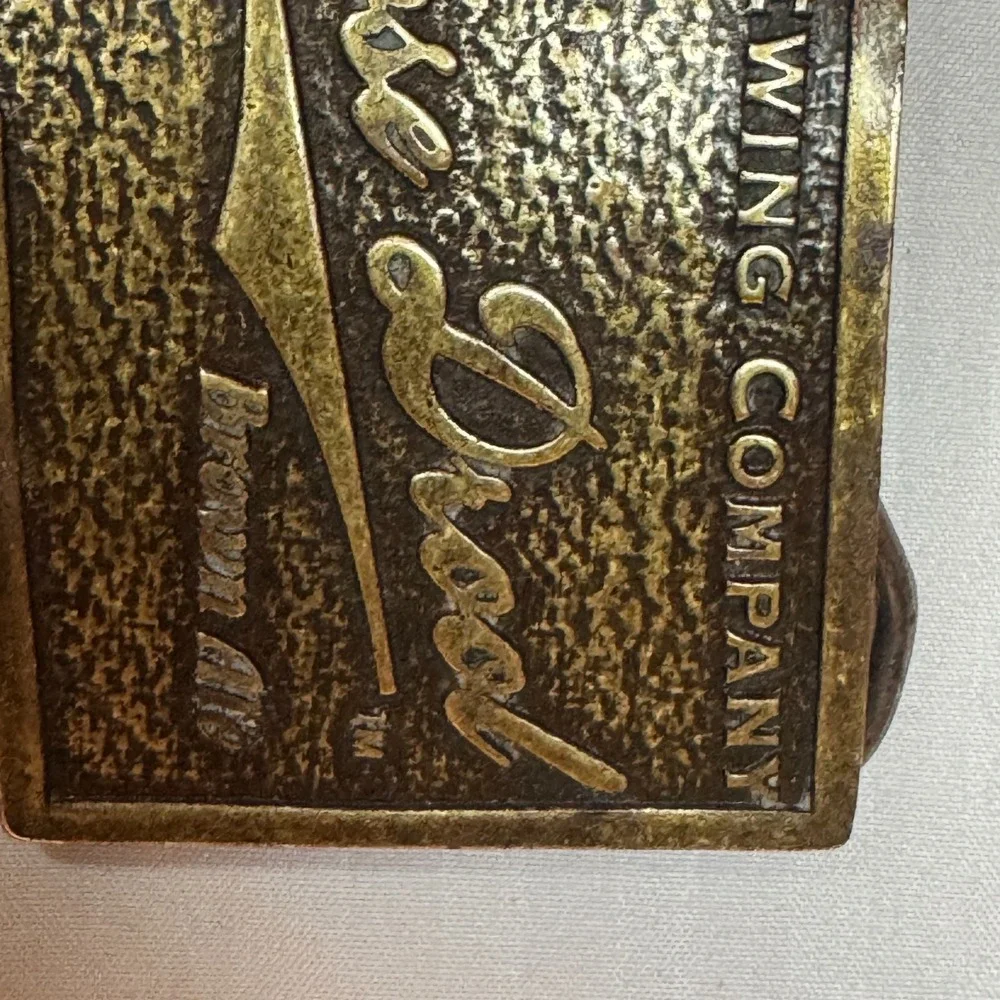 Moose‎ Drool Brown Ale Montana Big Sky Brewing Company Belt Buckle
